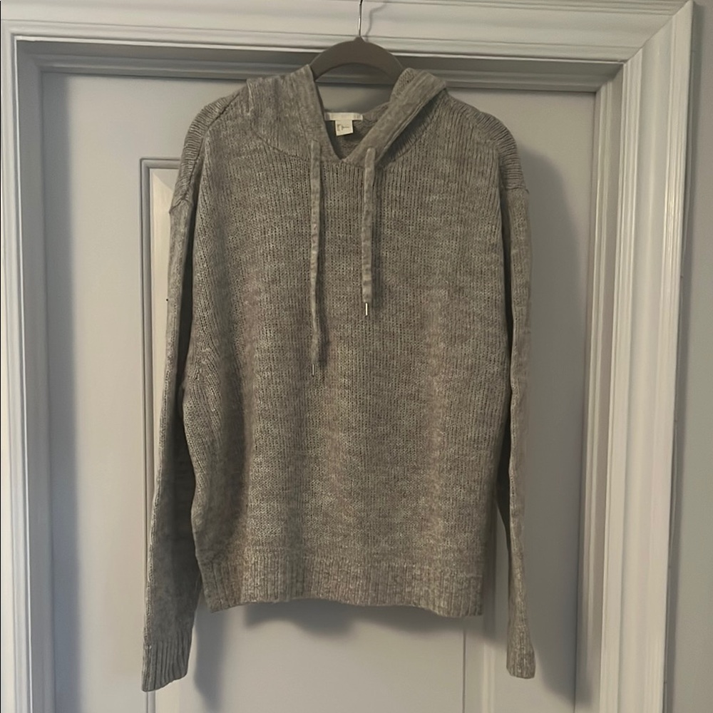 H&M Gray Hooded Sweater